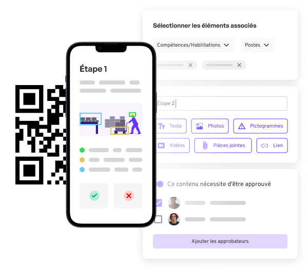 Des instructions au poste centralisées et accessibles immédiatement