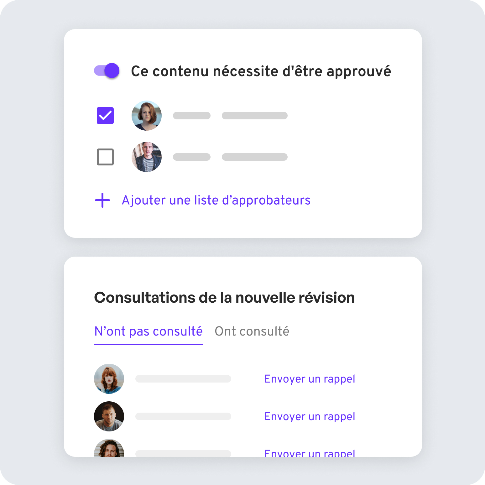 Gérez les mises à jour de versions et tracez la validation