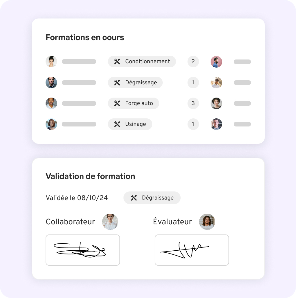 Pilotage des formations