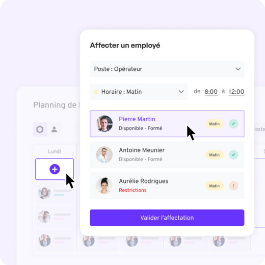 Sécurisez l’affectation de vos collaborateurs