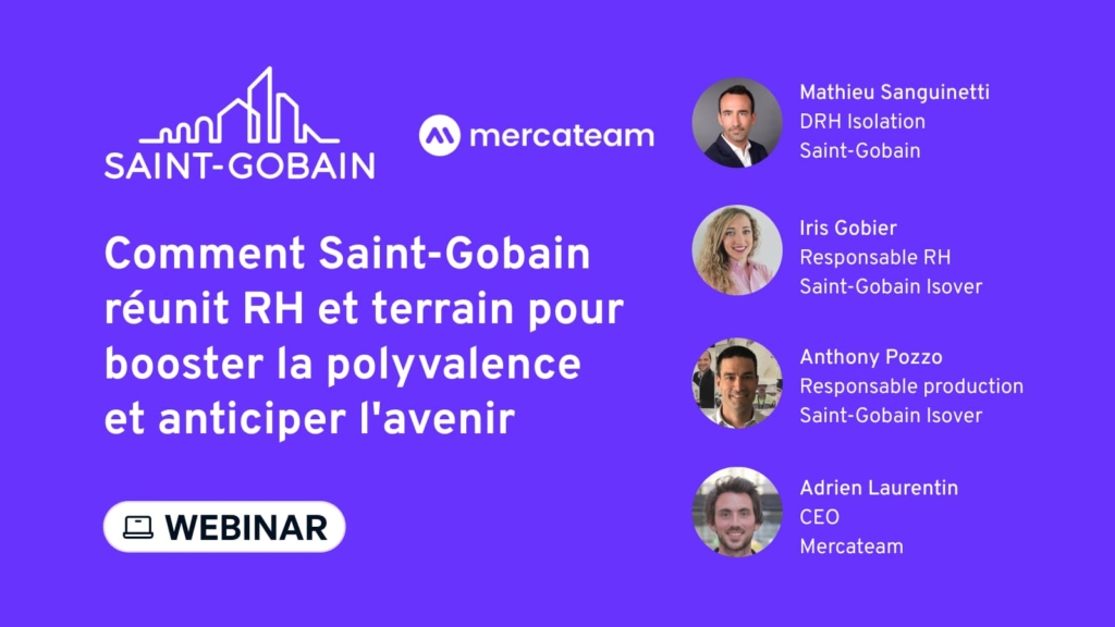Retransmisión del seminario web Mercateam x Saint-Gobain