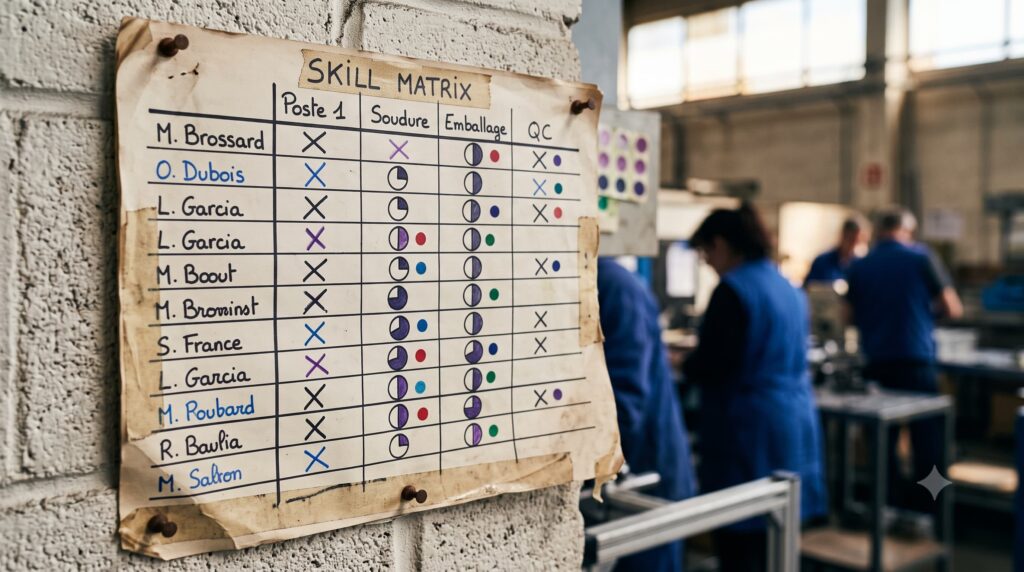 altmodische Kompetenzmatrix